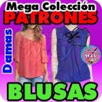 Pack De Blusas Para Damas Patrones Imprimibles Tama?o Real