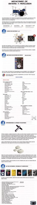 Kit Aprende Bater?a Y Percusi?n Como Un Profesional - Imagen 2